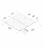 Специальная базовая пластина 830 x 840 x 15 CRYSTA-Apex V 776 (K551190)