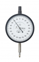Индикатор часового типа, плоская задняя поверхность, подшипник с драгоценными камнями типа ISO, ударопрочный, 1 мм, 0,001 мм (3109AB-10)