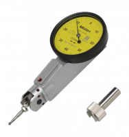 Индикатор часового типа, универсальный, полный комплект, 0,8 мм, 0,01 мм, стержень 4/8 мм, щупы, стержень, поворотный зажим (513-304-10T)
