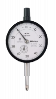 Индикатор часового типа, плоская задняя поверхность, тип ISO 10 мм, 0,01 мм (2047AB)