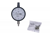 Индикатор часового типа, плоская задняя часть, подшипник ANSI/AGD, ударопрочный, 0,05", 0,0001" (2804AB-10)