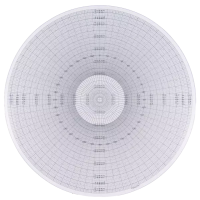 Радиус и транспортирная диаграмма D=500 мм Накладная диаграмма для измерительного проектора (63AAA533)