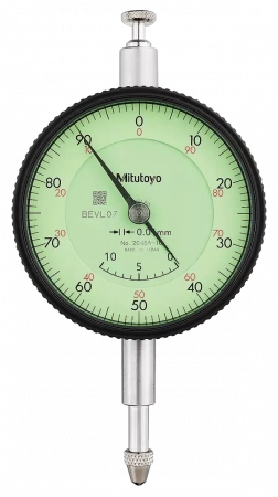 Индикатор часового типа, с задним ушком, тип ISO, регулируемый стрелочный тип, 10 мм, 0,01 мм (2048A-10)