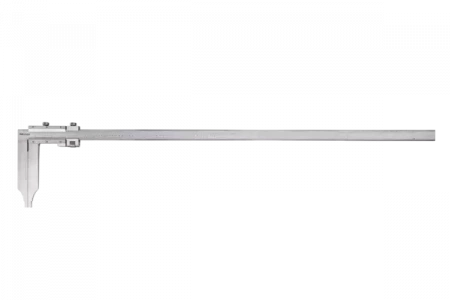 Штангенциркуль с нониусом, длинная губка, точная регулировка. 0-1000 мм, 0,02 мм, метрический/дюймовый (534-108)