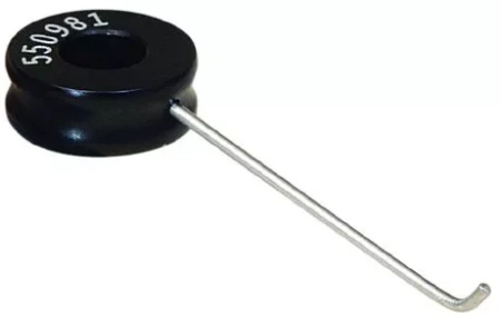 Пружинный зажим с изогнутым кончиком, A=30° L=19 мм серия opti-fix (K550978)