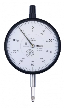 Индикатор часового типа, плоская задняя поверхность, тип ISO 10 мм, 0,01 мм (3046AB)