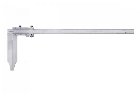 Штангенциркуль с нониусом, длинная губка, точная регулировка. 0-500 мм, 0,05 мм, метрический/дюймовый (534-102)