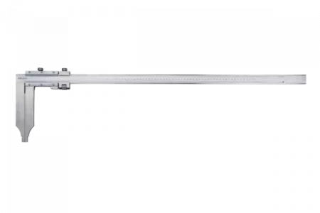 Штангенциркуль с нониусом, длинная губка, точная регулировка. 0-750 мм, 0,02 мм, метрический (534-115)