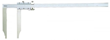 Штангенциркуль с нониусом, длинная губка, точная регулировка. 0-1000 мм, 0,02 мм, метрический (534-116)